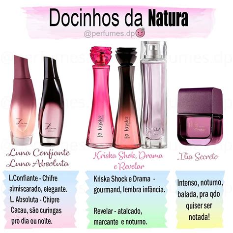 perfumes doces femininos natura